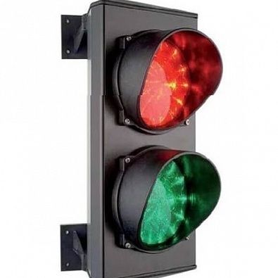 Светофор двухсекционный светодиодный красный-зелёный 24 В